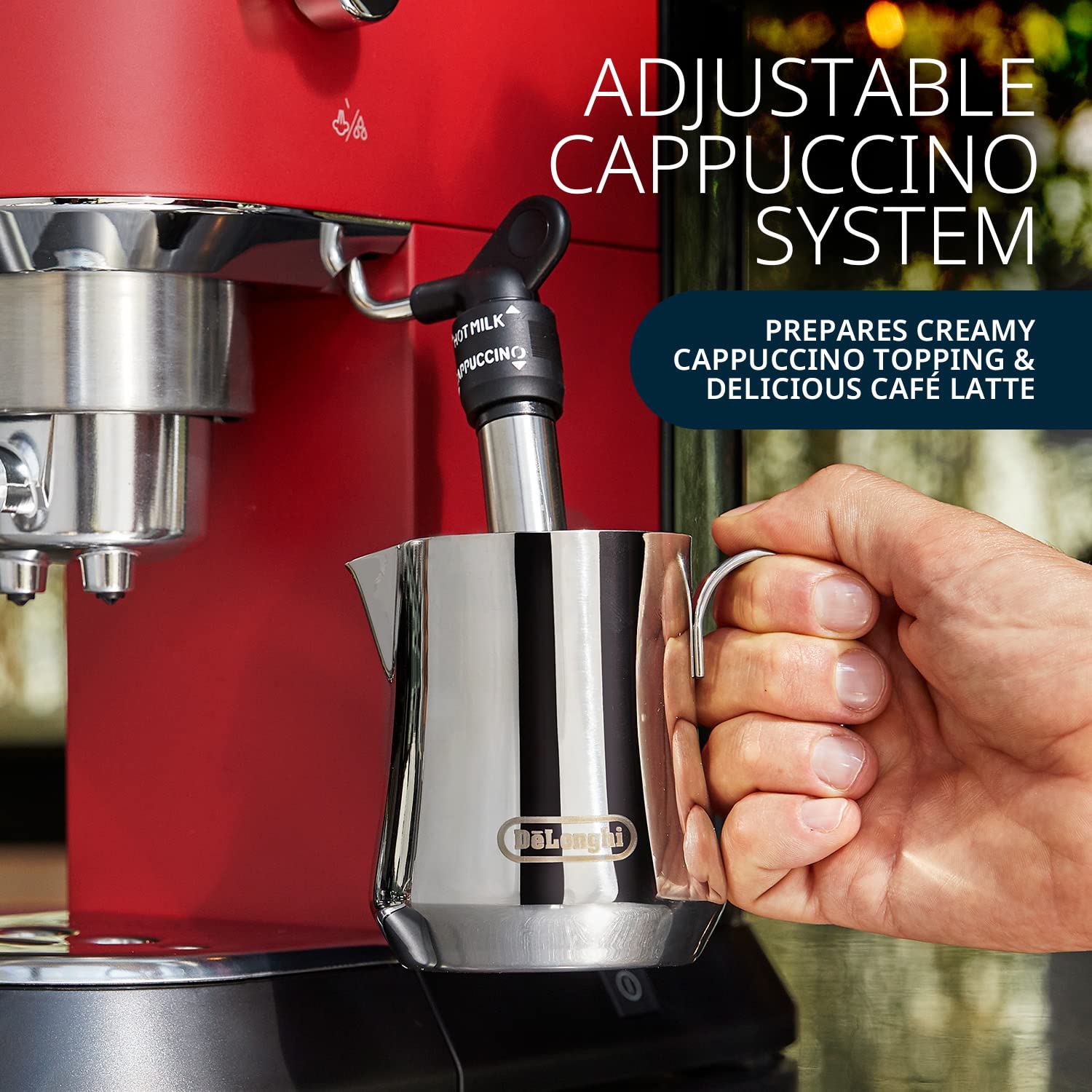 DeLonghi EC685.R 1350-Watt Espresso Coffee Machine (Red)