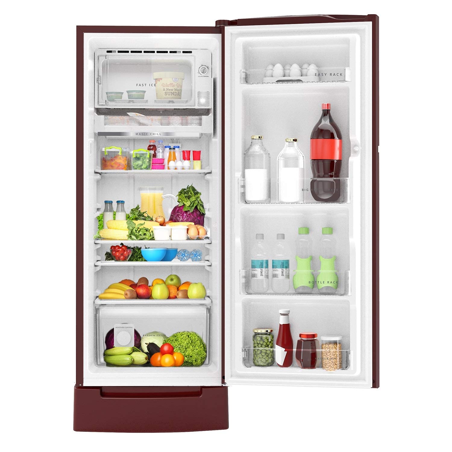 Whirlpool DC 200 L Refrigerator 215 IMPRO Roy 3S Wine Mulia Standard Single Door (71635) 1