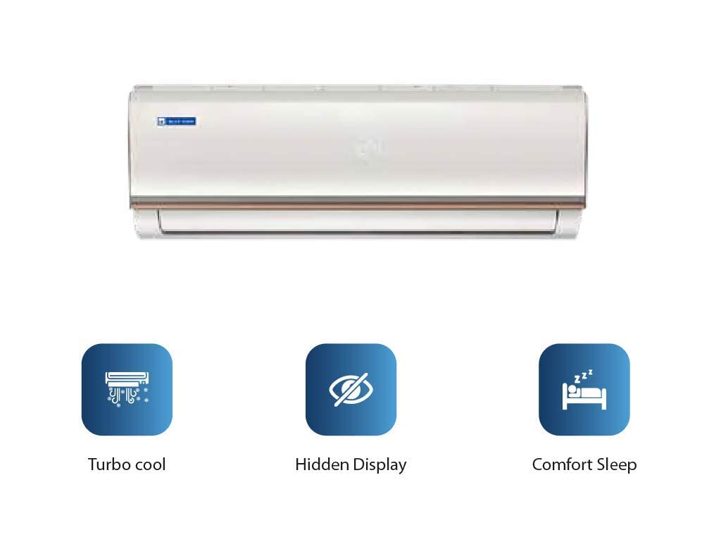 Blue Star Inverter Split Ac Ic309Rbtu 0.8Ton 3Star White