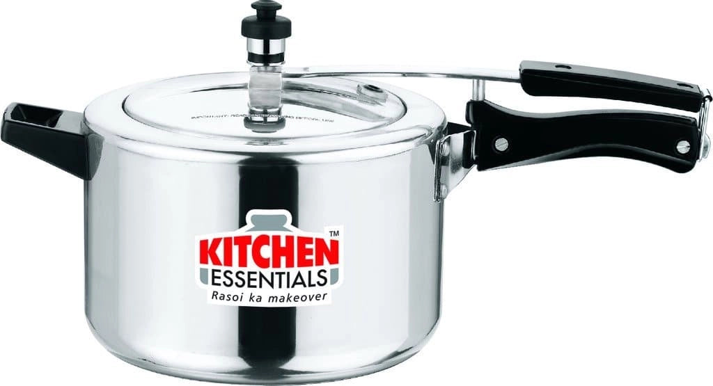 Kitchen Essentials Induction Hard Anodised Pressure Cooker - 5 Litre INNER LID