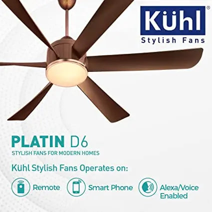 Kuhl Anti-dust Fan Platin -D6 Wi-Fi Technology Brown