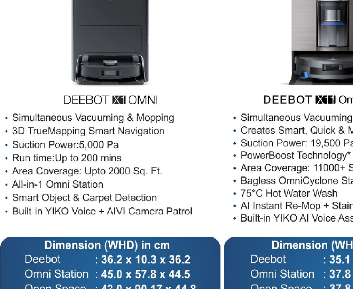 ECOVACS DEEBOT T30C OMNI robot vacuum and mop