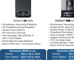ECOVACS DEEBOT T30C OMNI Robot Vacuum and Mop