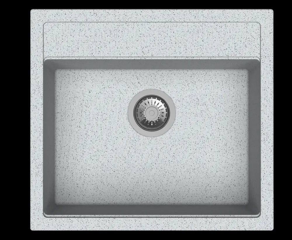 Carysil Single Bowl Waltz 560 FE Sink for Kitchen - Granite Crater