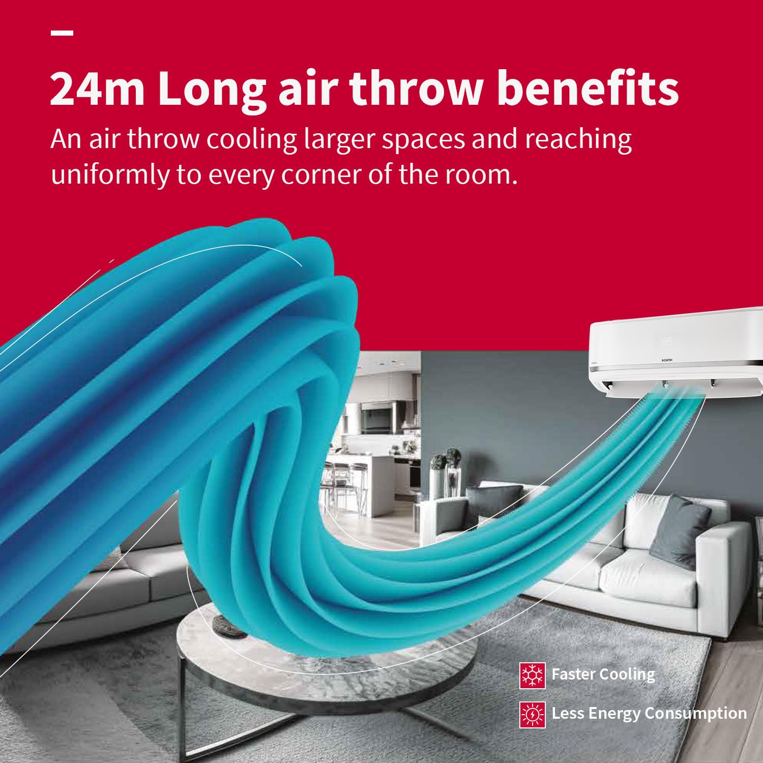 Hitachi 2T 5 Star Inverter Split AC with Dust Filter, RAS.V522PCBISH1: Xpandable+ Technology