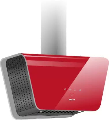 Kraft Italy Chimney XF RED 90CM Auto Clean Wall Mounted Chimney 2200 CMH
