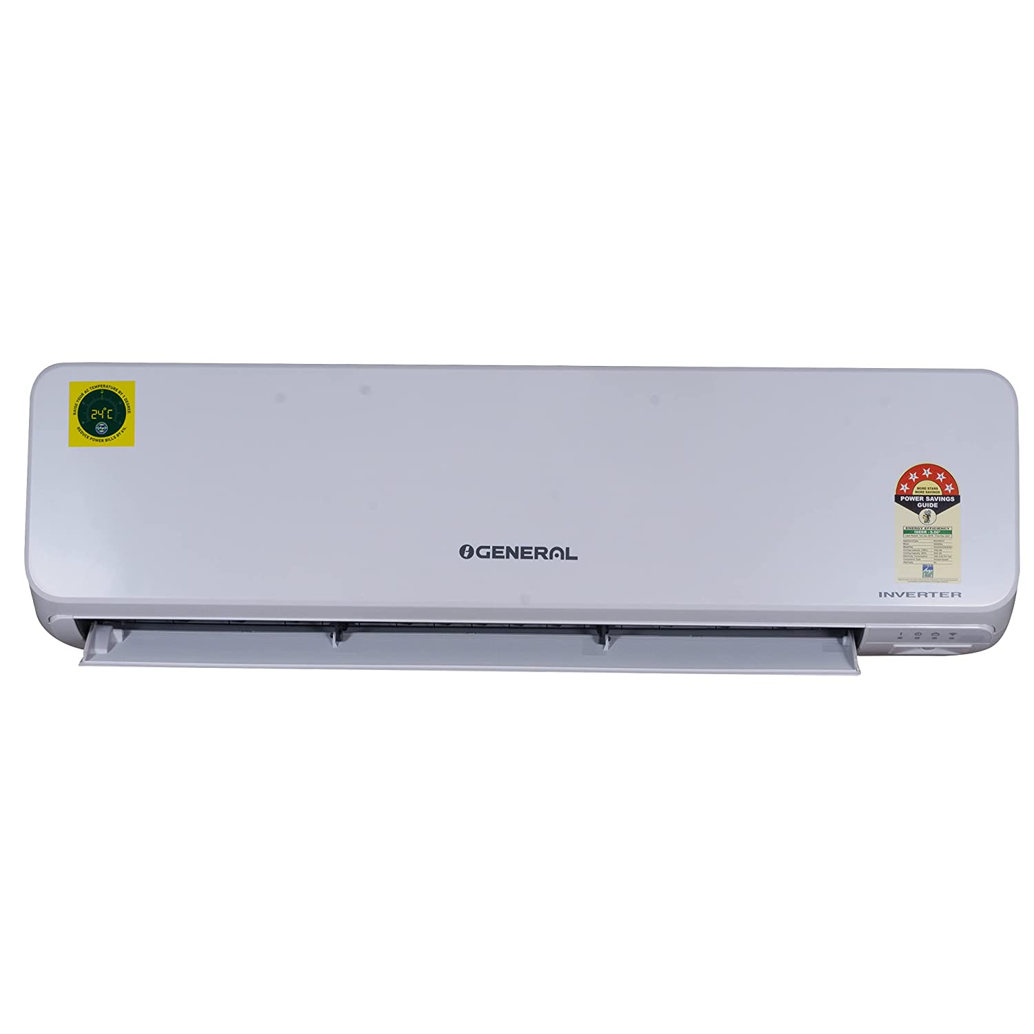 O General 2 Ton 5 Star Split AC ASGG24CGTB-B White