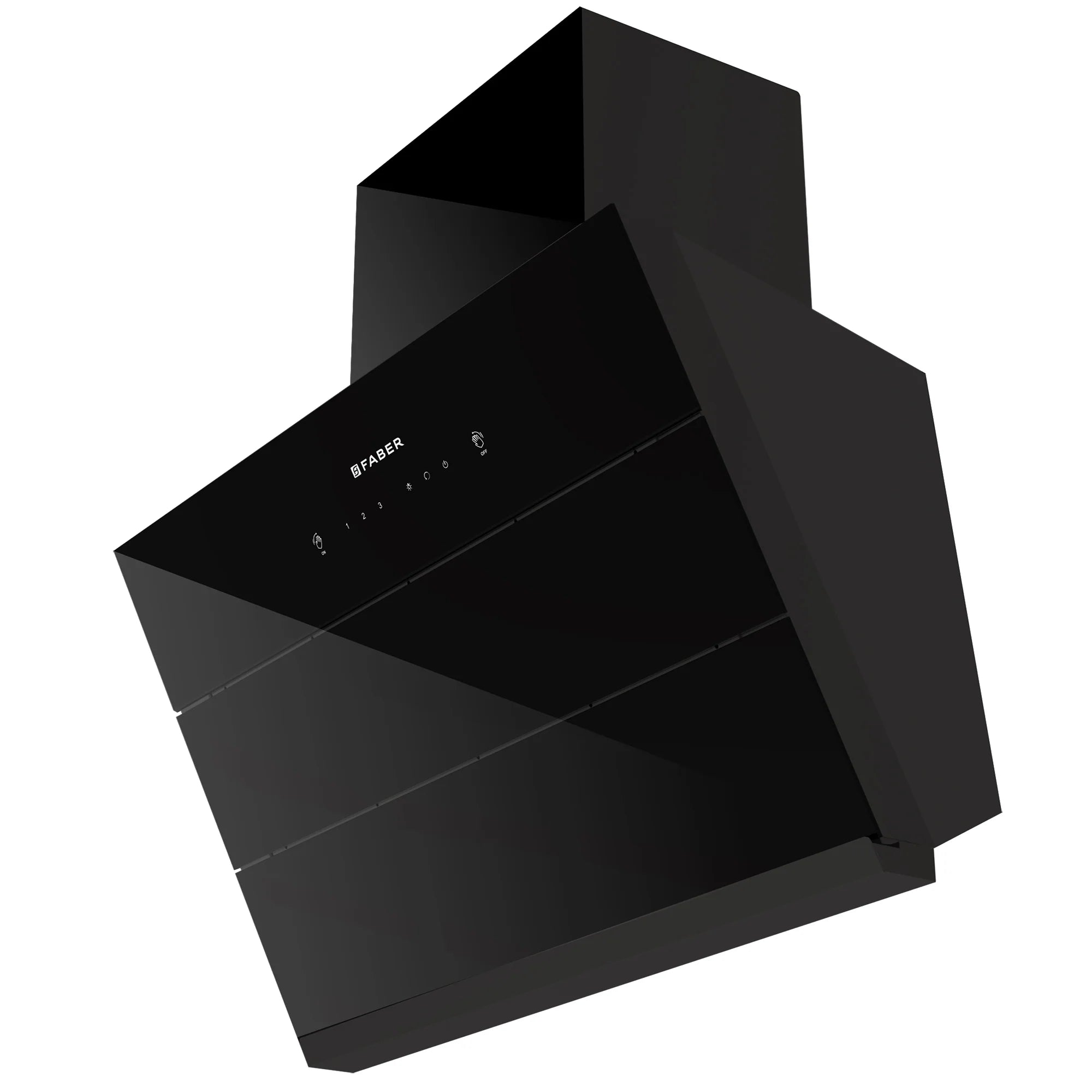 Faber ARIES FL HC SC BK IN 90 Chimney: Sleek and Powerful Kitchen Ventilation