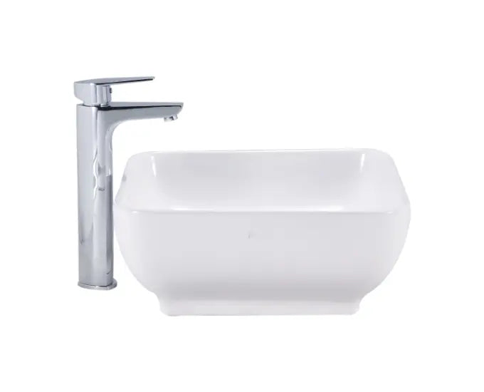 Cera Campa Table Top Basin s2020101 White 450x400mm