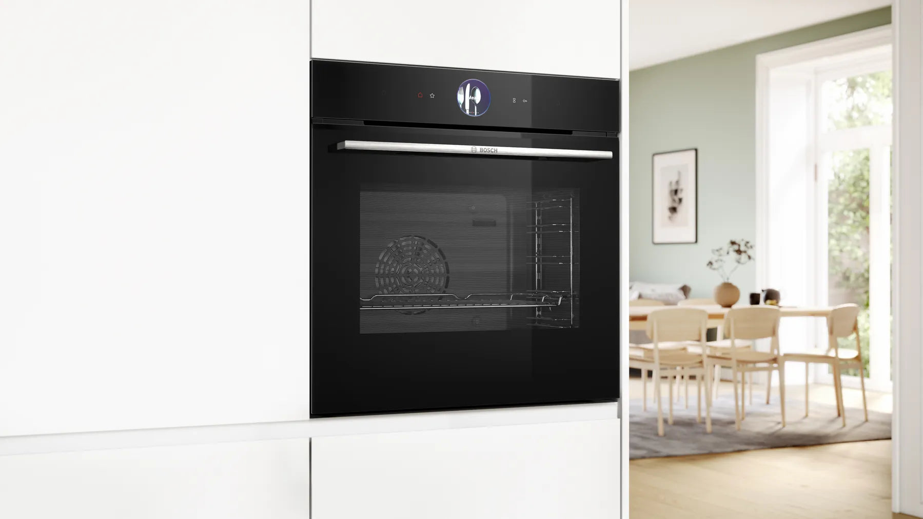Bosch Combi-steam oven HSG7361B1 71 ltr Black