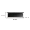 KAFF TOWNSVILLE 90: 90cm Ductless Wall Mount Chimney - Advanced Downdraft Technology, 1200m3/hr