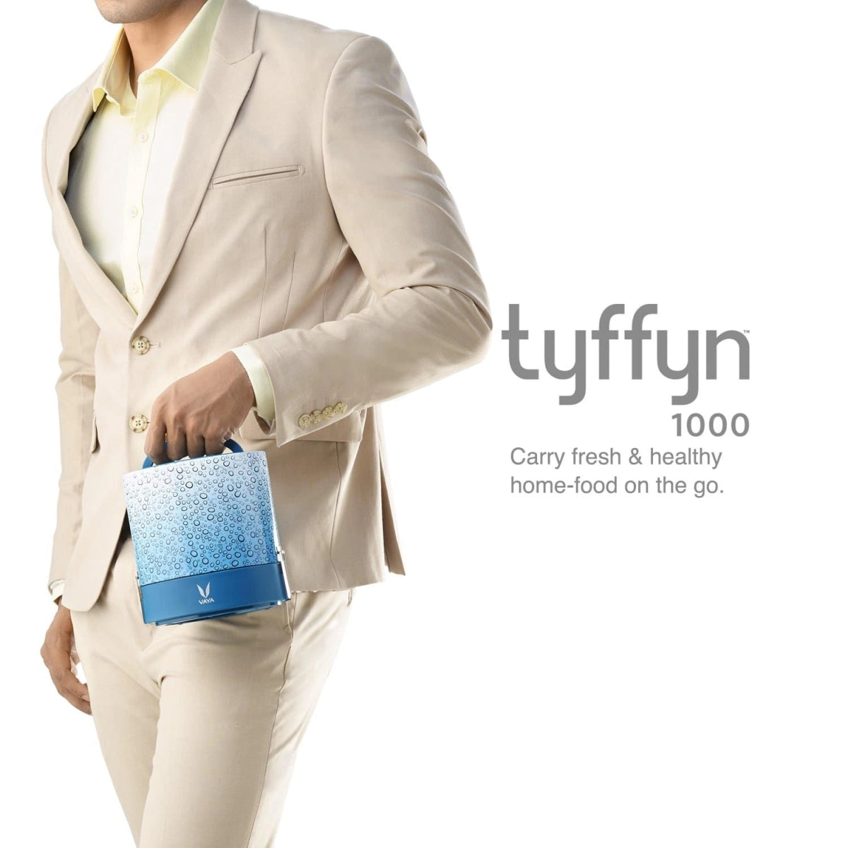 Vaya Tyffyn - 1000 ml - Dew - w/o BagMat 3 Containers Lunch Box (1000 ml)