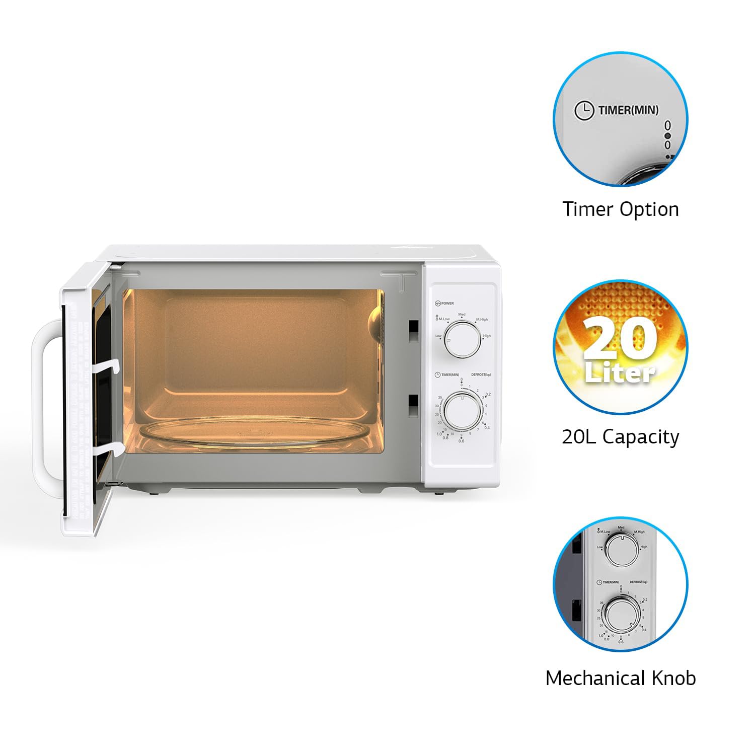 IFB 20 Litre Solo Microwave Oven (20PM-MEC2) White
