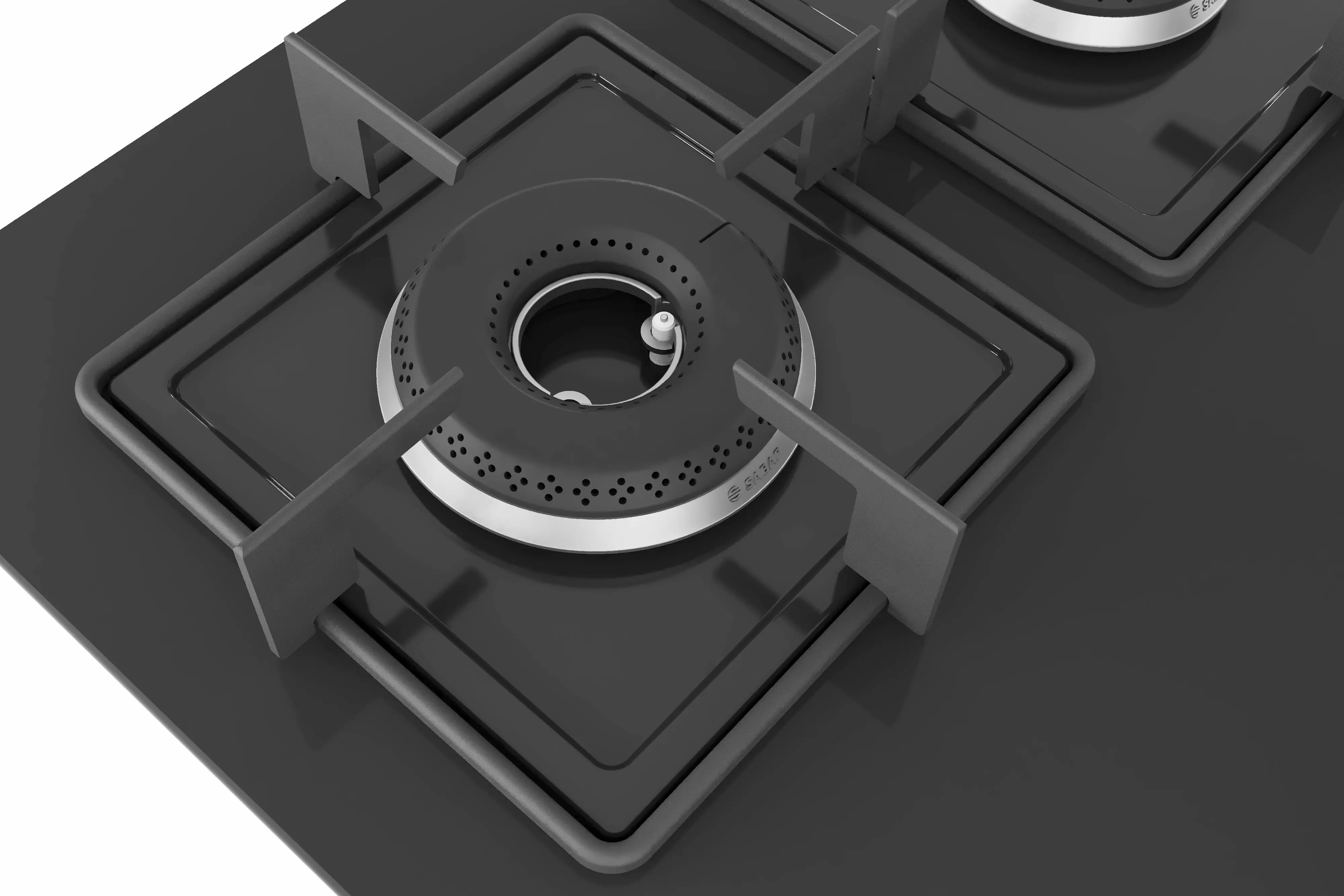 BOSCH PNH6B6B12I Glass Automatic Hob 4 Burners Black 60 CM