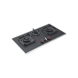 CRYSTAL NOIR 823- 3 Burners Built-in Hob: Versatile and Efficient Cooking Solution