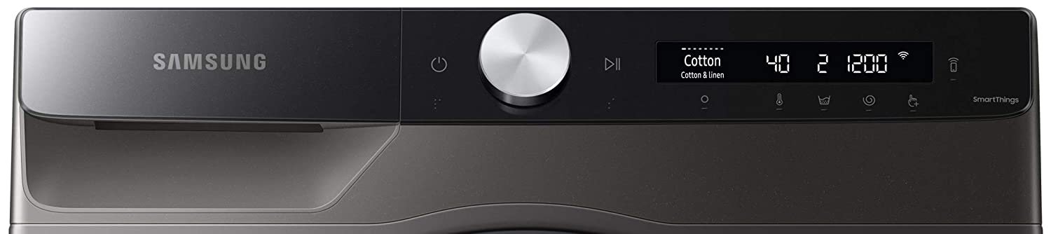 Samsung 7 Kg Wi-Fi Enabled Inverter Fully-Automatic Front Loading Washing Machine (WW70T502DAX/TL,Inox, AI Control)