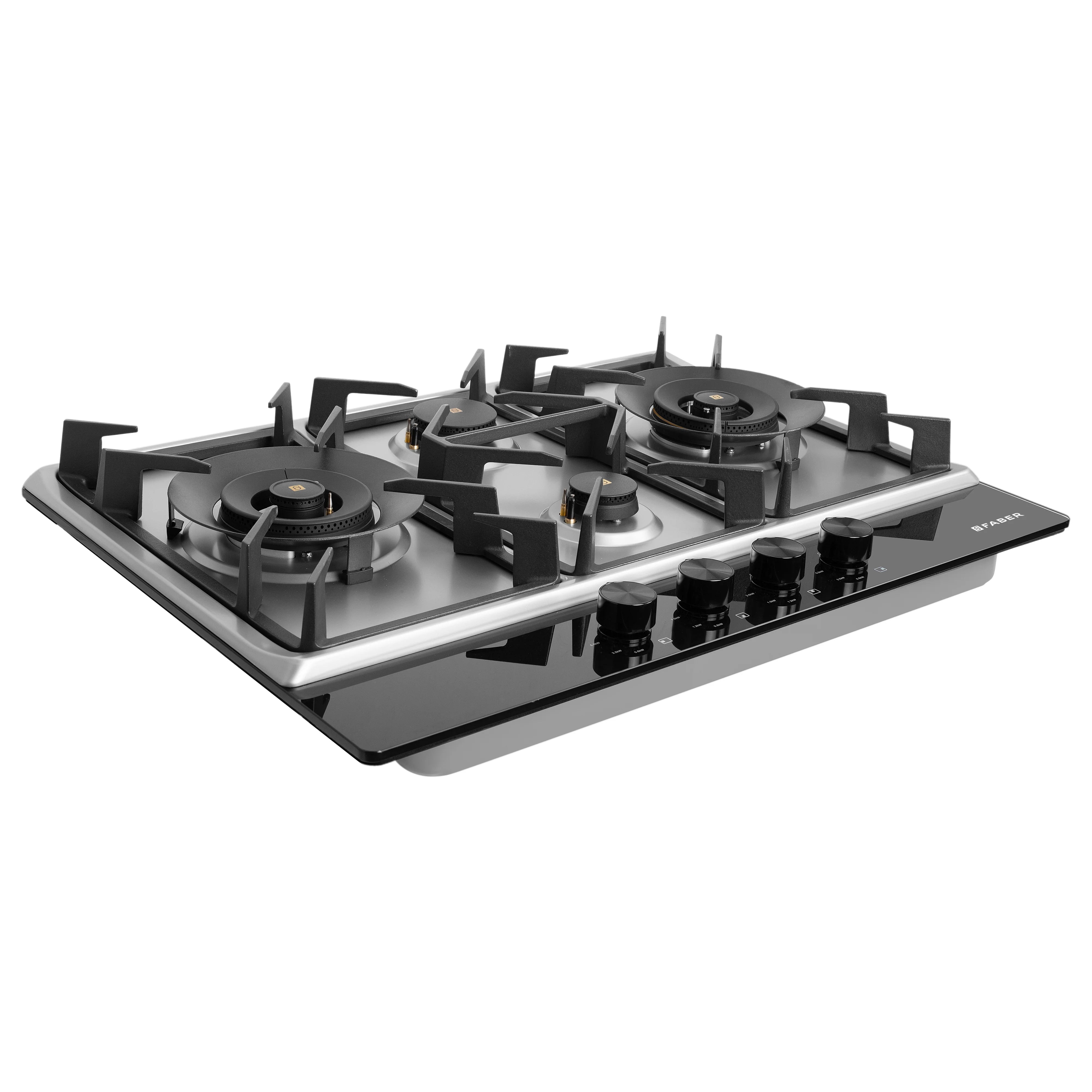 Faber INSPIRIA 754 BR AI FFD GS PNG 4-Burner HOB: Sleek and Efficient Cooking