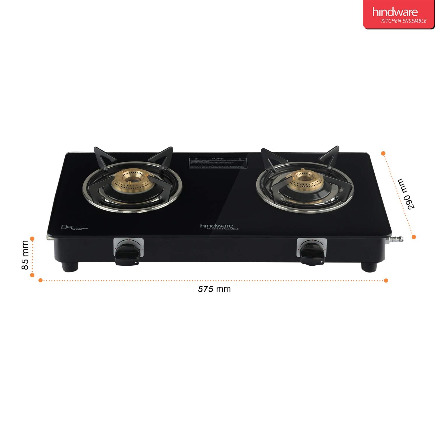 HINDWARE Brio Plus 2B Glass Cooktop