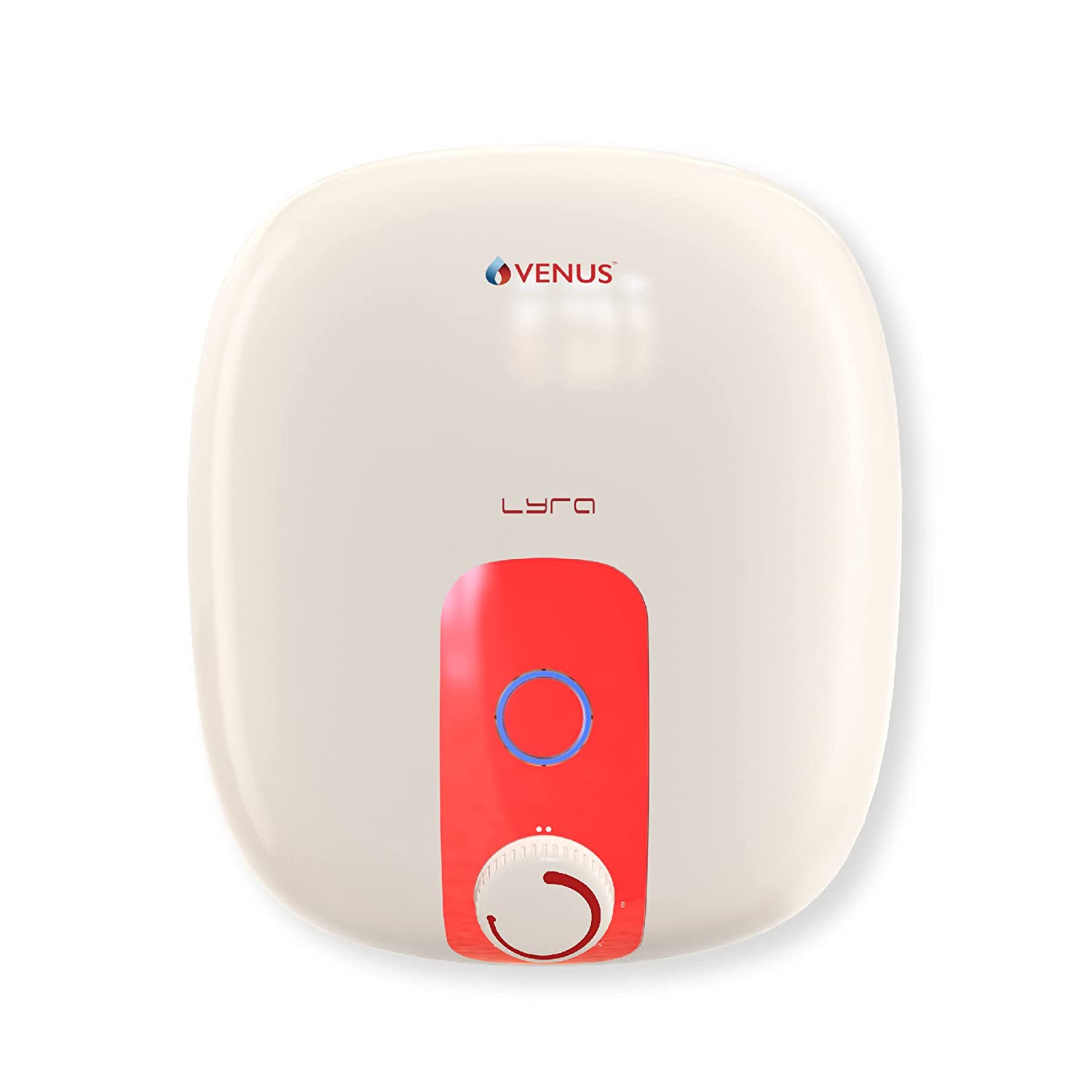 Venus Lyra 10R 10-Litre Storage Water Heater (Ivory/Red, BEE Star Rating - 4 Stars)