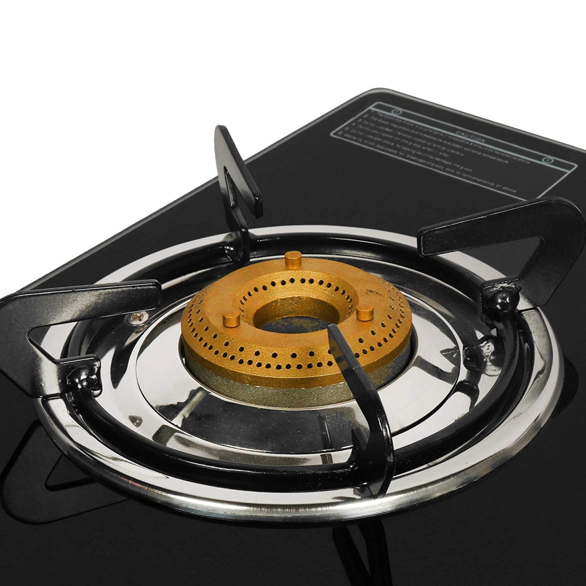 Faber Gas Stove 3 Burner Glass Cooktop (Grand 3BB BK) Manual Ignition,Black