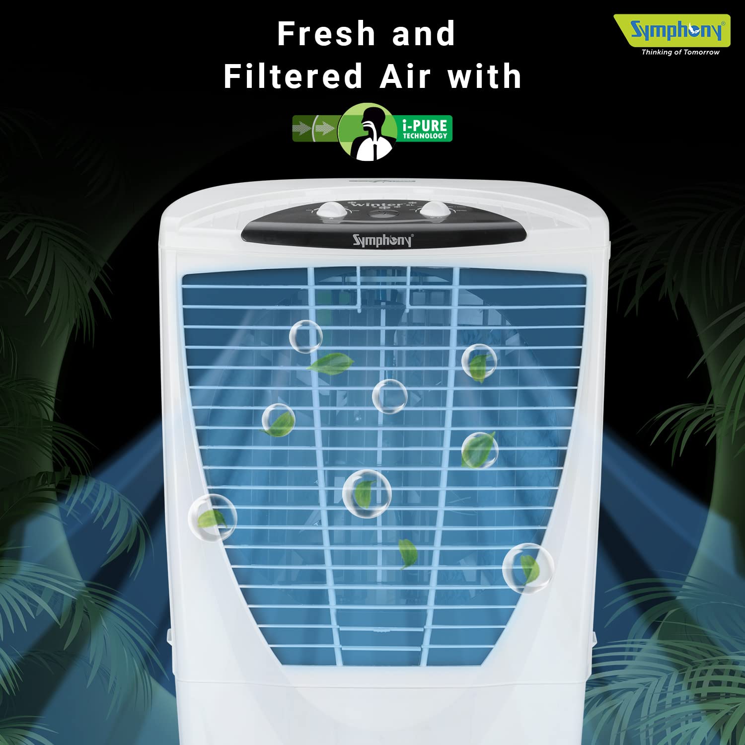 Symphony Winter 80XL+ Desert Air Cooler White