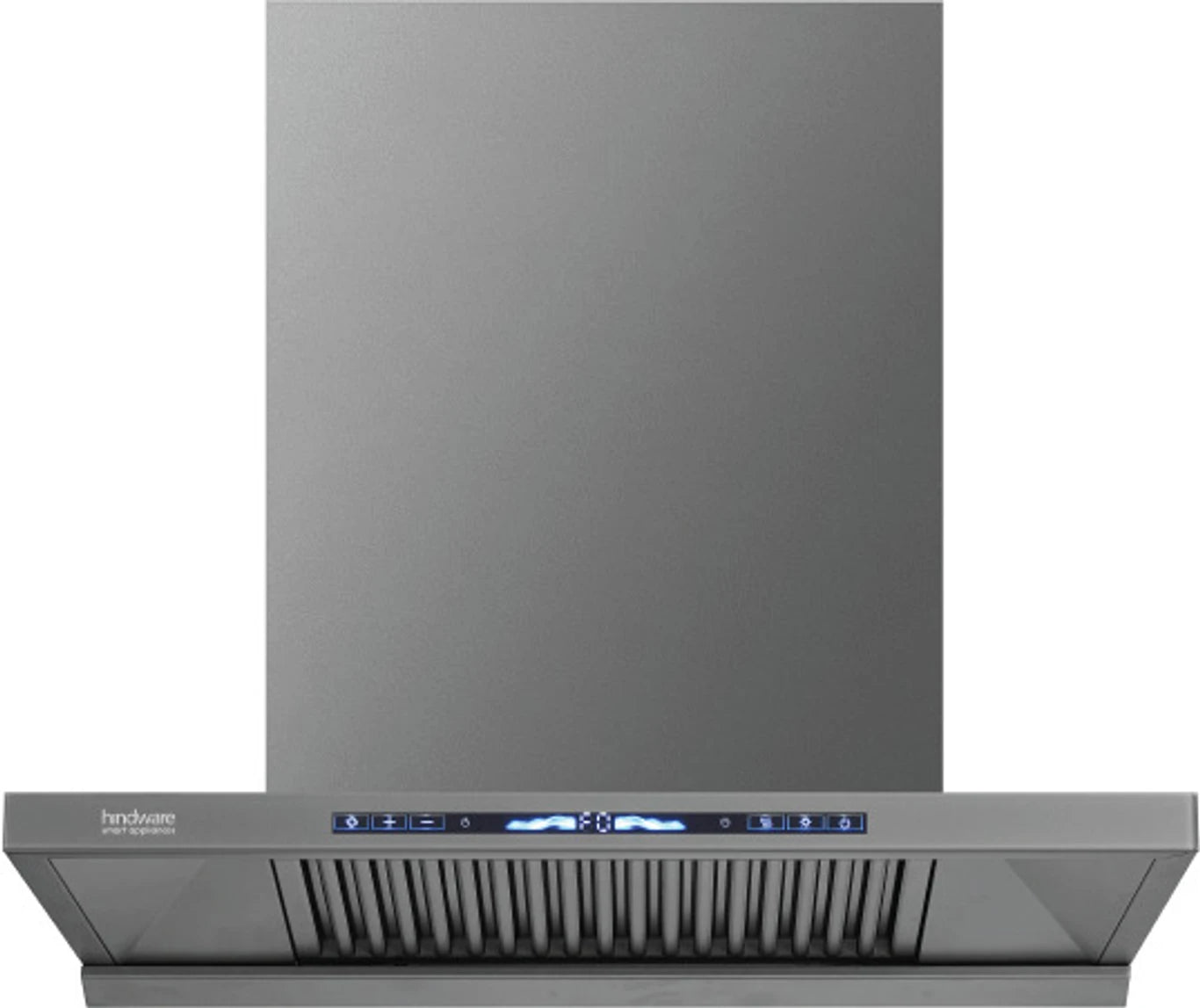 Hindware Imelda 75CM | Slim Body Filterless | MaxX Suction 2000 m³/hr* | BLDC Motor | Auto Clean Wall Mounted Grey 2000 CMH Chimney