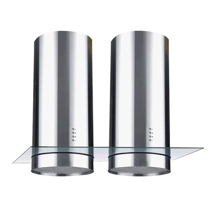 Kaff Flora Twin Dx Deluxe 120 cm Island Chimney