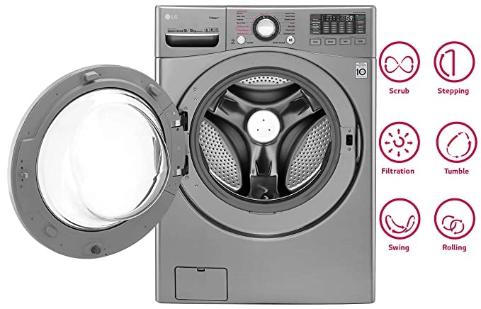 LG  F0K2CHK2T2/F70E1UDNK1 Dryer with WiFi Control Twin Load Washing Machine