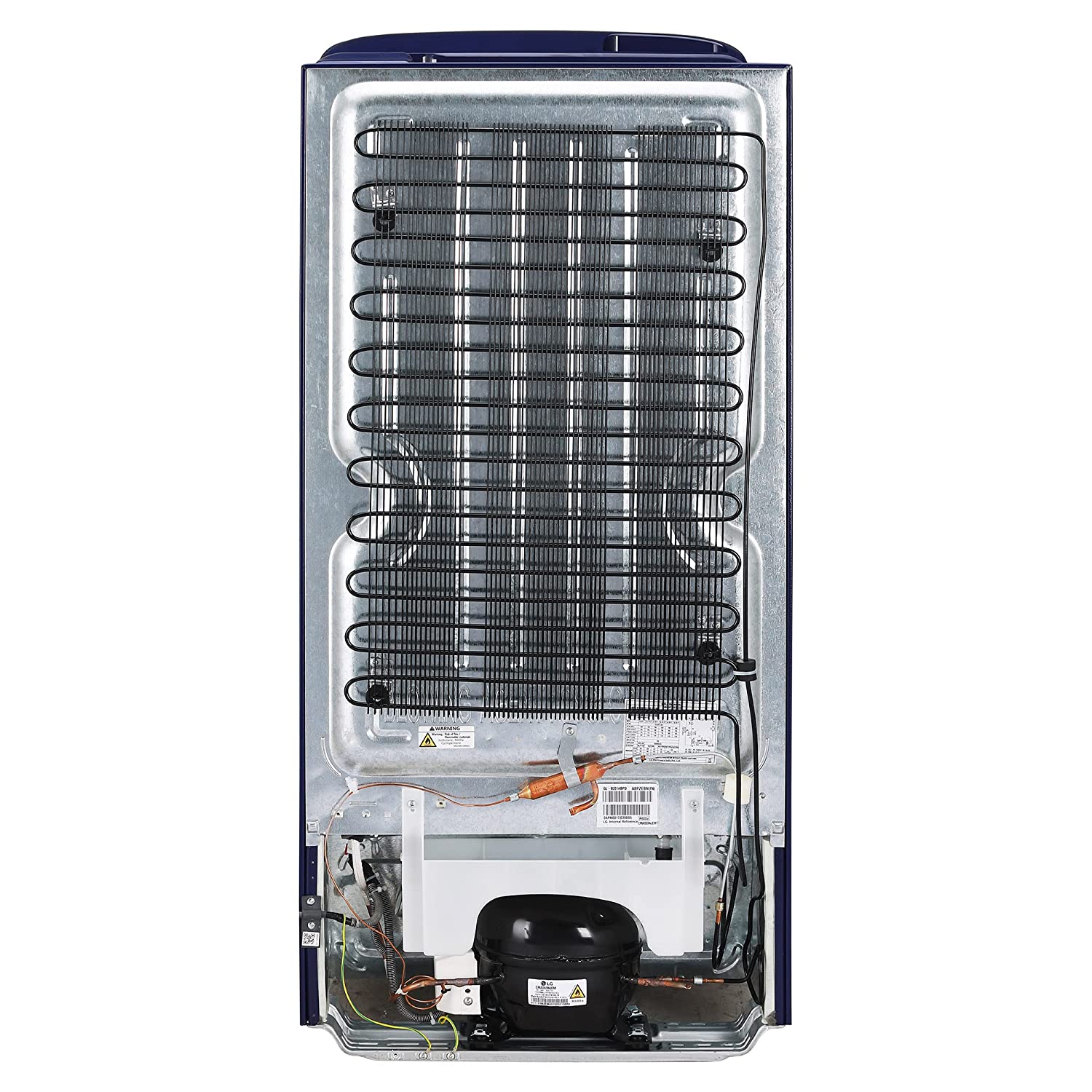LG 185 L 3 Star Direct-Cool Single Door Refrigerator (GL-B201ABPD, Blue Plumeria, Moist 'N' Fresh, Gross Volume- 190 L)