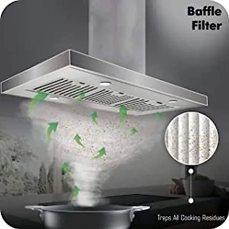 Elica 90 cm 1200 m3/hr Auto Clean Chimney (WDAT HAC 90 NERO, 2 Baffle Filters, Touch Control, Black)