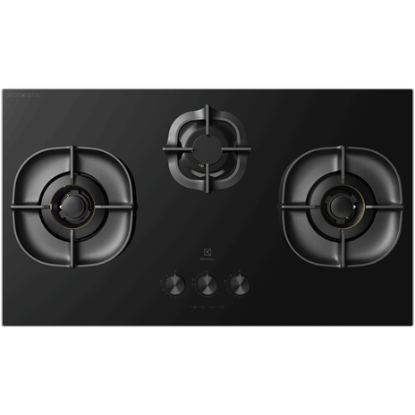 Electrolux 90Cm Ultimate Taste 300 BuiltIn Gas Hob with 3 Cooking Zone EHG9351BC