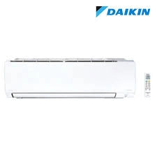 Front view of Daikin FTHT35XV16 split AC indoor unit with remote