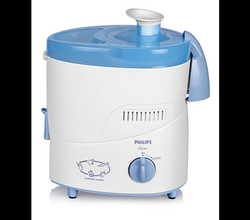 Philips HL7575 600 W Juicer Mixer Grinder (Celestial Blue &amp; Bright White, 2 Jars)