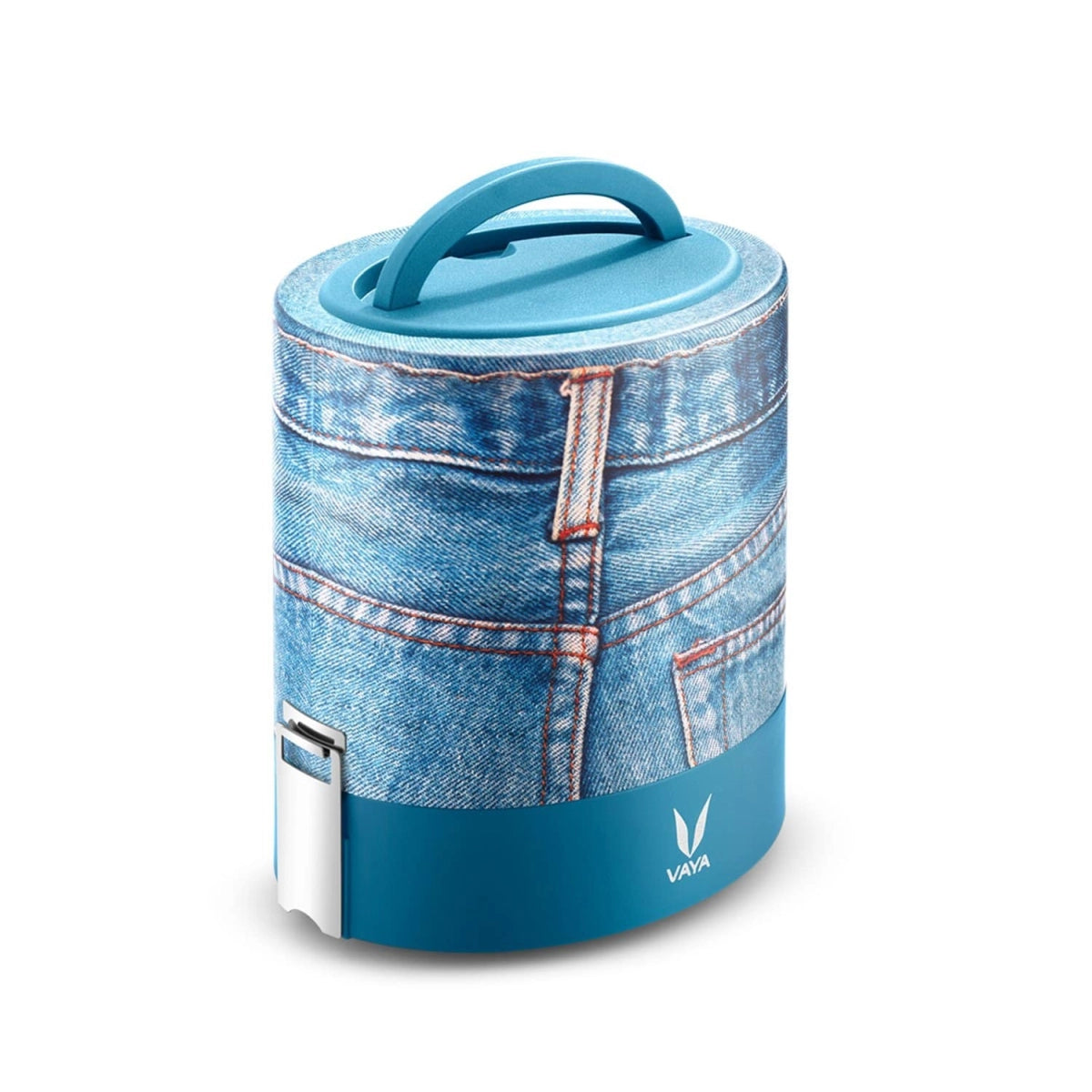 Vaya Tyffyn - 1000 ml - Denim -w/o BagMat 3 Containers Lunch Box (1000 ml)