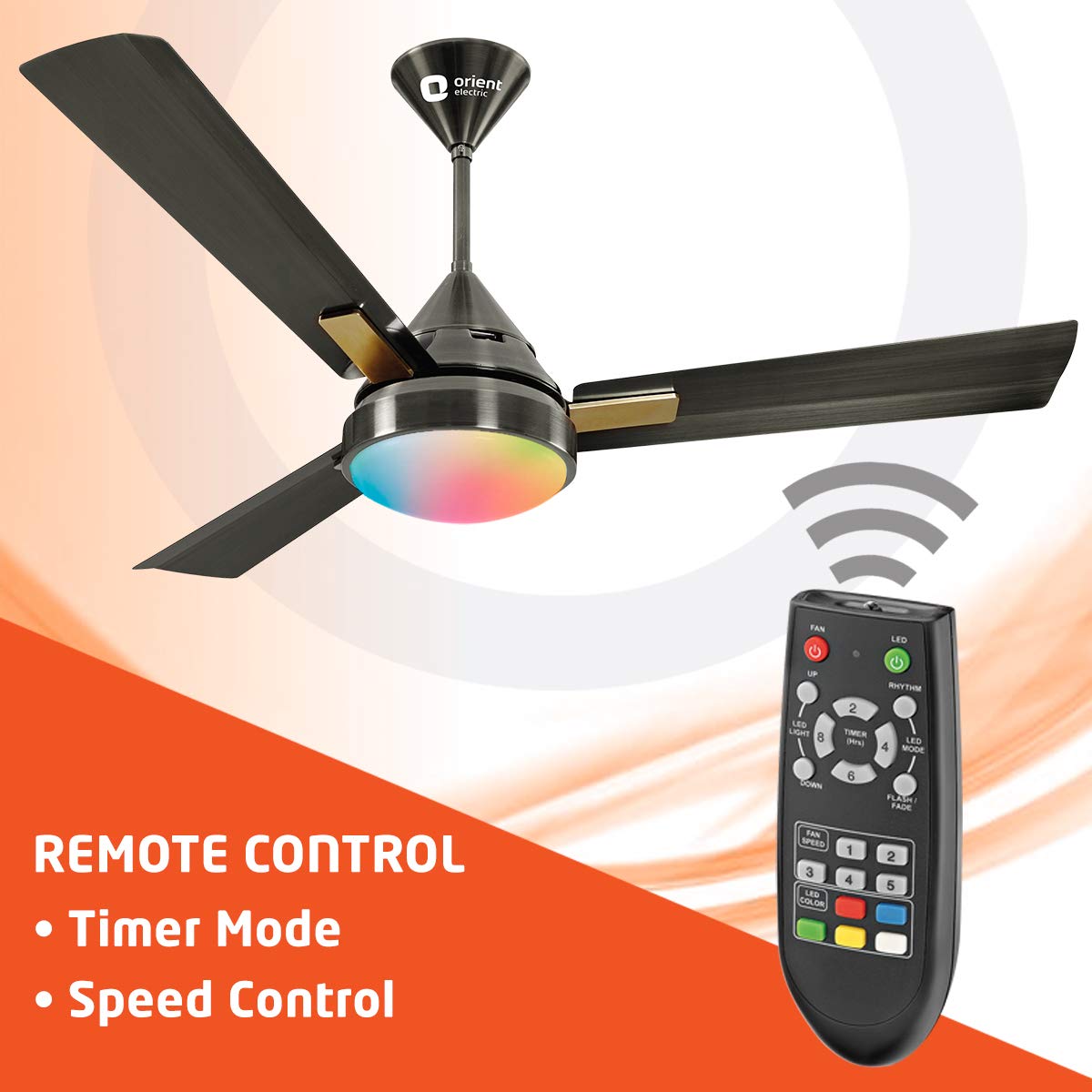 Orient Electric Under Light Fan Spectra Brushed Brass
