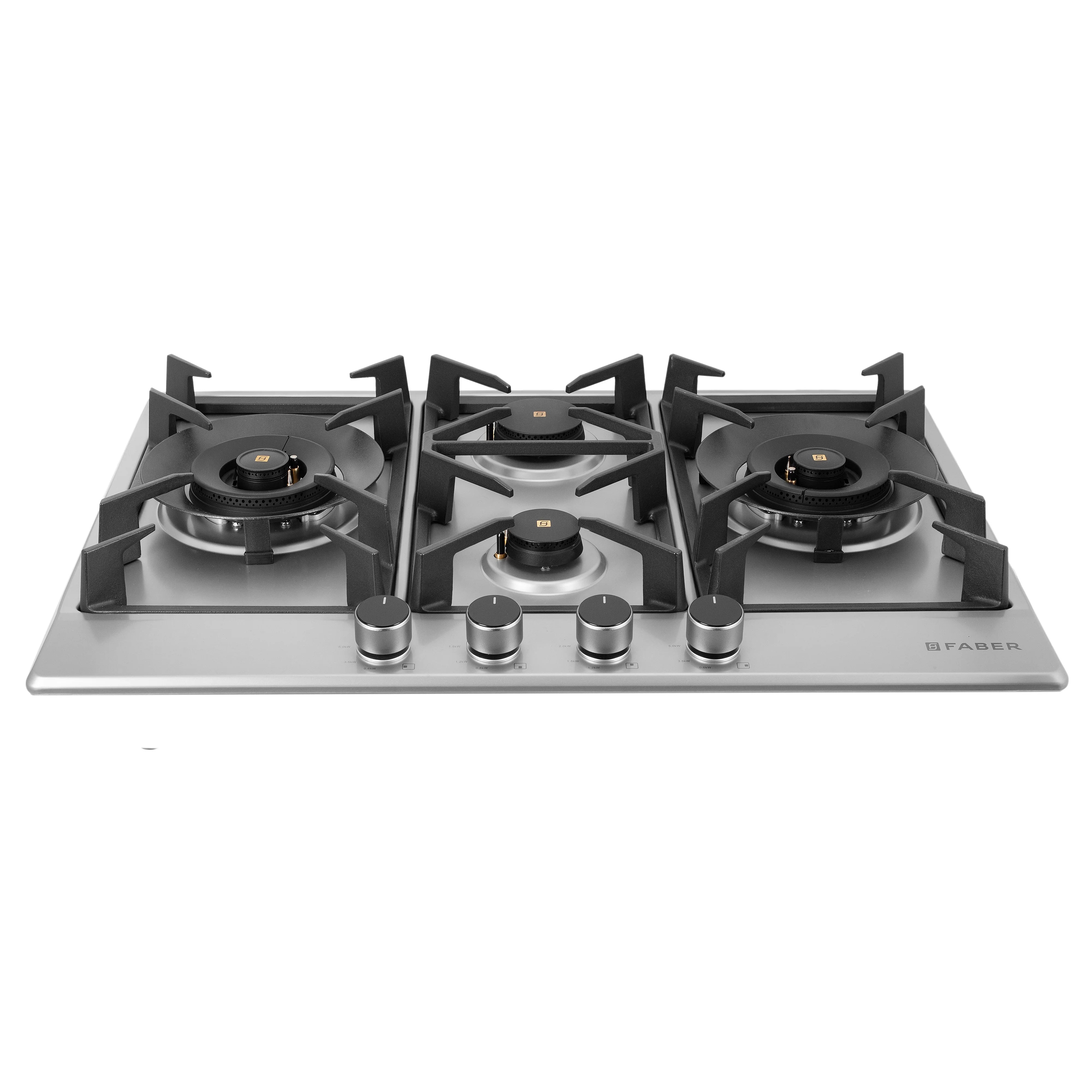 Faber INSPIRIA 754 BR AI FFD SS PNG 4-Burner HOB: Sleek and Efficient