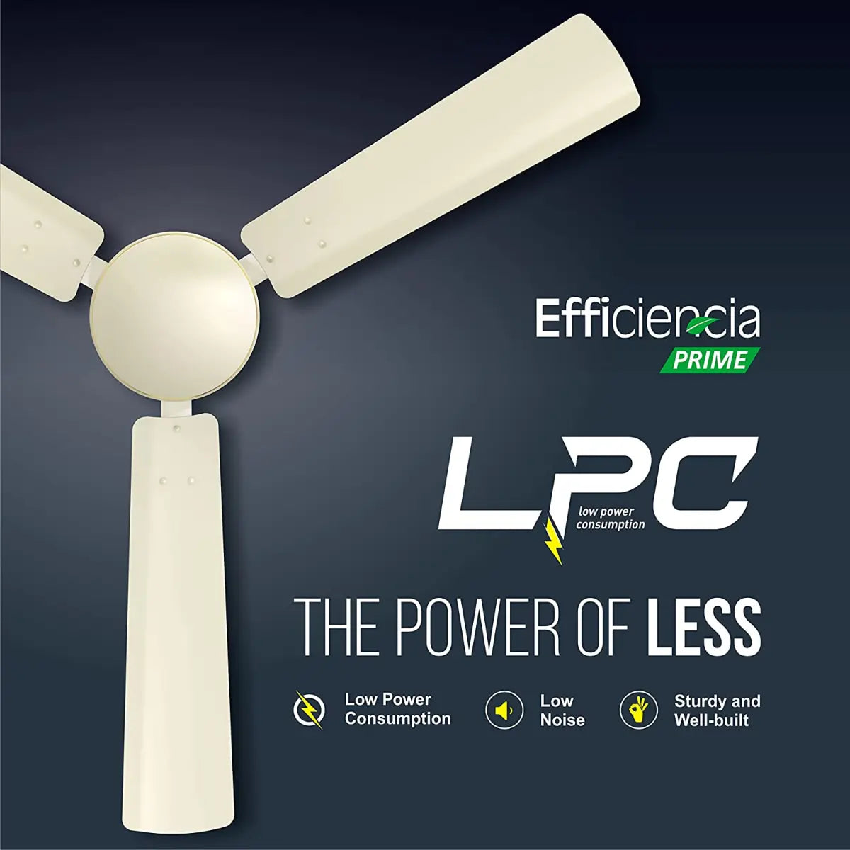 Havells BLDCFan Efficiencia Prime 1200 mm with Remote Bianco