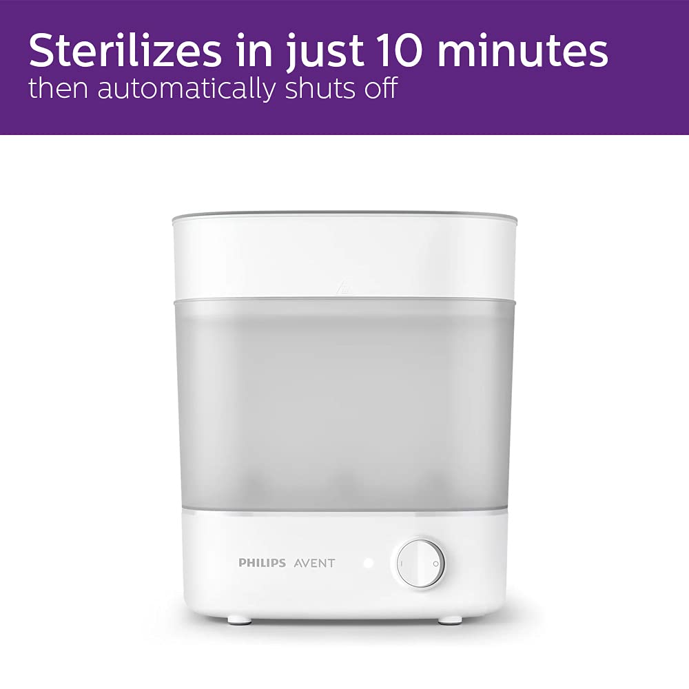Philips Avent Advance Bottle sterilizer SCF291/00|| 10 mins Cycle, Natural steam Sterilization, Capacity Of 6 Baby Bottles