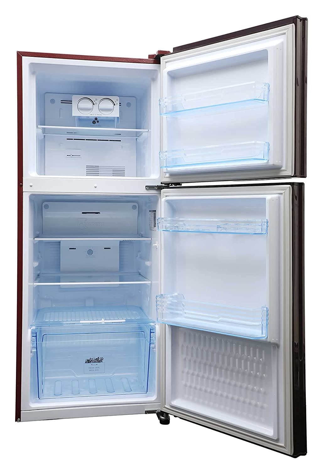 Havells-Lloyd 276 L 2 Star Refrigerator GLFF282AMWT1PB Metallic Wine