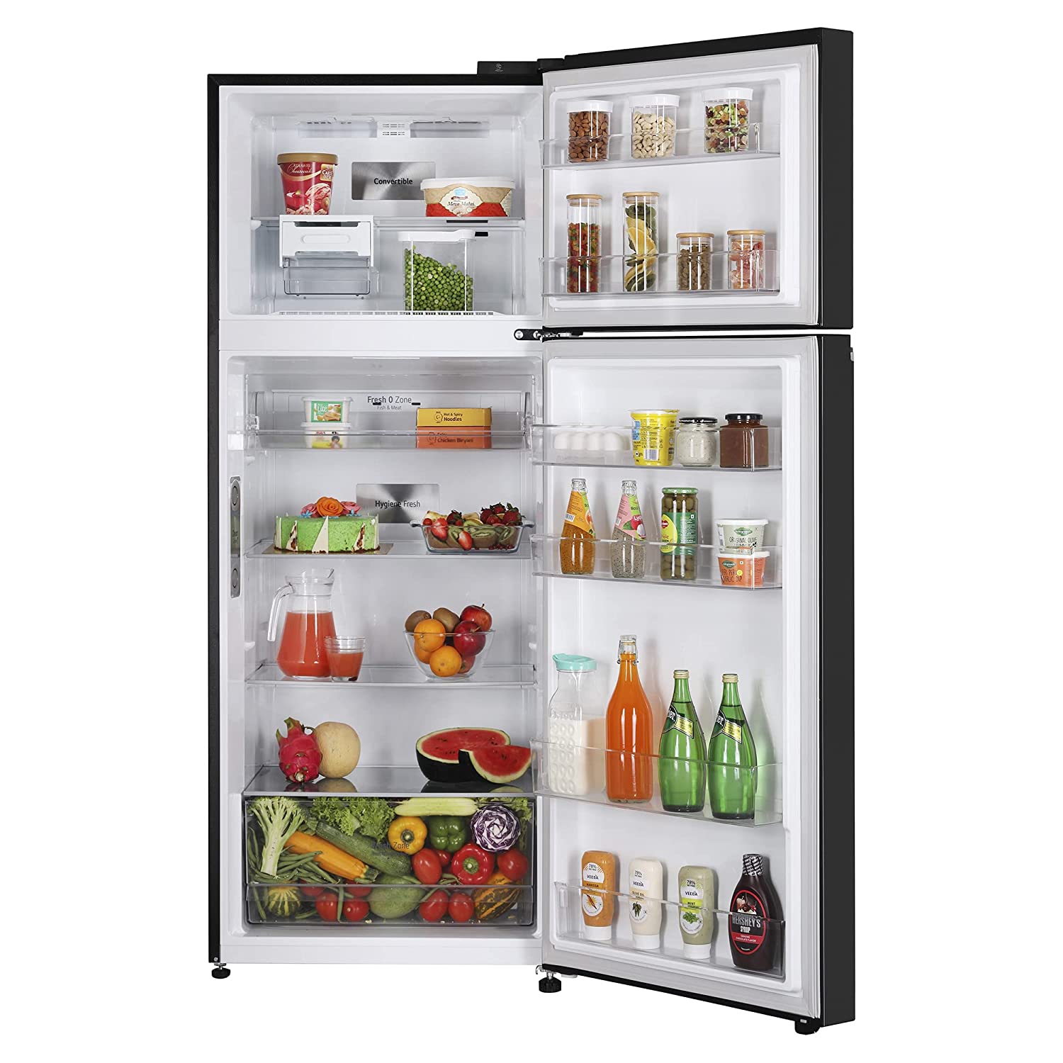 LG 380 L 3 Star Double Door Refrigerato GL-T412VESX Ebony Sheen