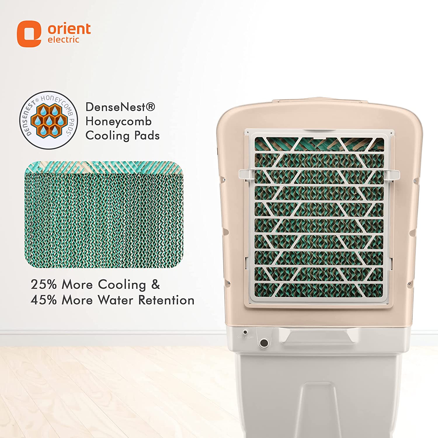 Orient Electric Premia 36L Personal Air Cooler (Beige)