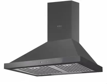 Elica Garnet Touch BK Wall Mounted Chimney (Black 1100 CHM)