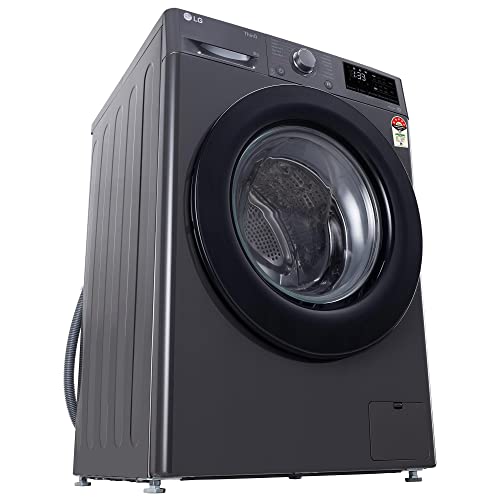 LG 8 Kg, 5 Star, AI Direct Drive Technology, Steam & 6 Motion DD Fully-Automatic Front Load Washing Machine (FHP1208Z3M, Intelligent & Convenient Fabric Care, Allergy Care, Middle Black)
