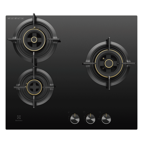 Electrolux 60Cm Ultimate Taste 300 Built-In Gas Hob with 3 Cooking Zone EHG6330BC