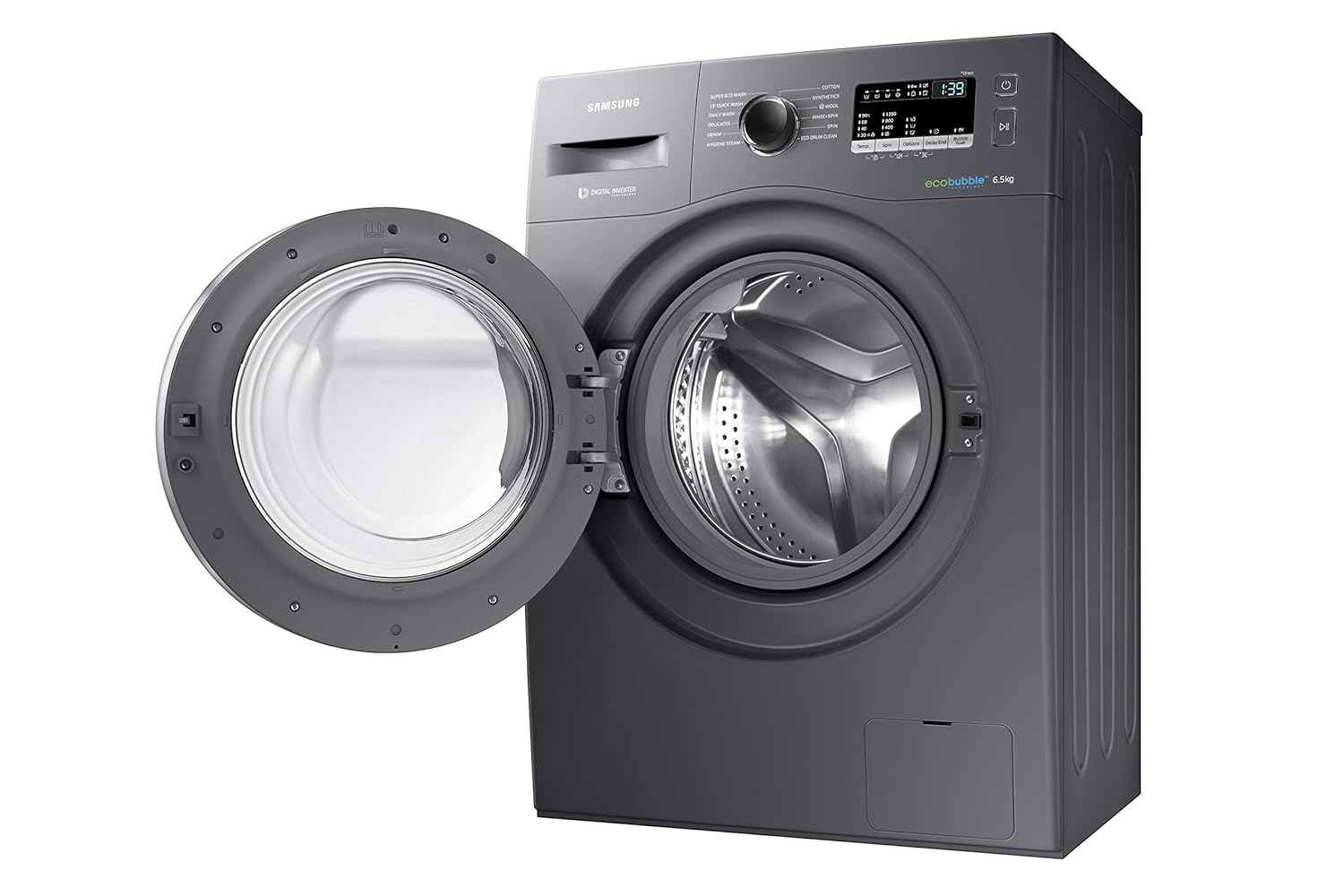 Samsung 8kg 5-Star AI Control Front Load Washing Machine (WW80T504DAX1TL) with AI Eco Bubble, Wi-Fi, Digital Inverter Motor