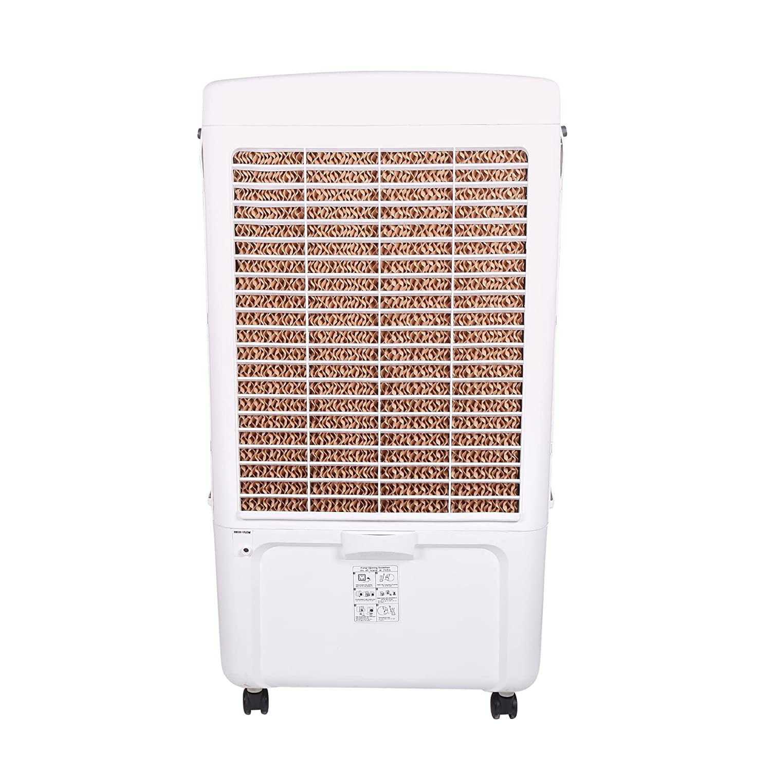 Novamax Kazer 80 L Desert Air Cooler With High Density Honeycomb Cooling Pads, 4-Way Air Deflection, Powerful Air Throw & Ice Chamber (White,Black)