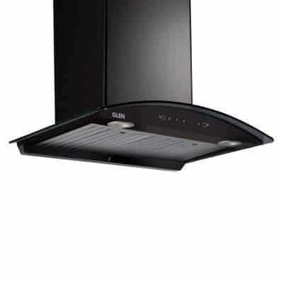 Glen Auto Clean Chimney GL 6066 Black 1200m3/hr 60cm