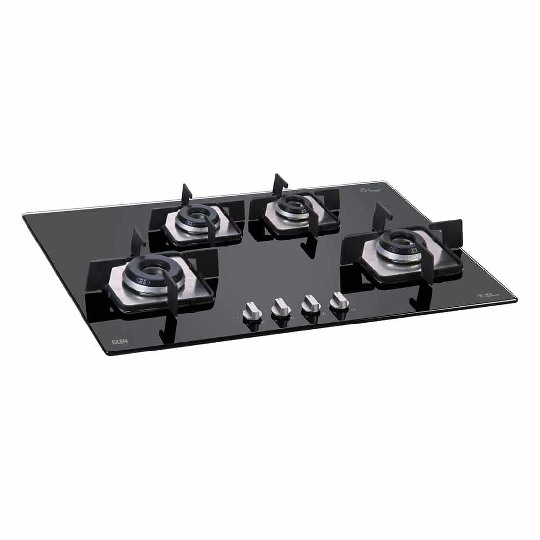 Glen 1074 SQIN 4 Burner Automatic Hobs Black