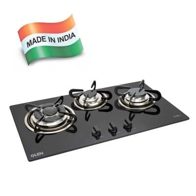 Glen 3 Burner Built in Glass Hob 1073 TR