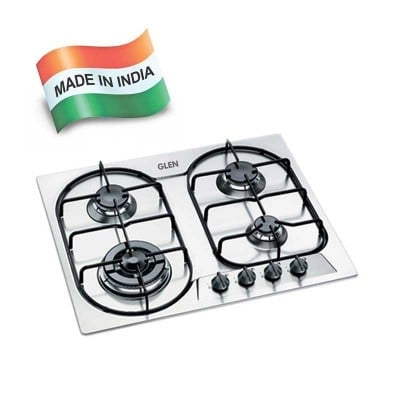 Glen 4 Burner Stainless Steel Built in Hob 1061 TR
